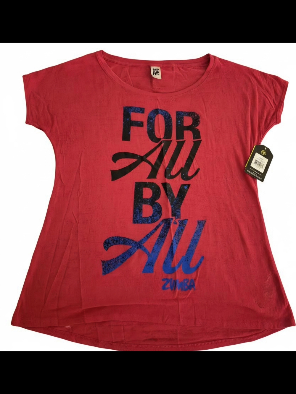 Zumba Fitness For All By All Tshirt NWT SIZE SMALL
